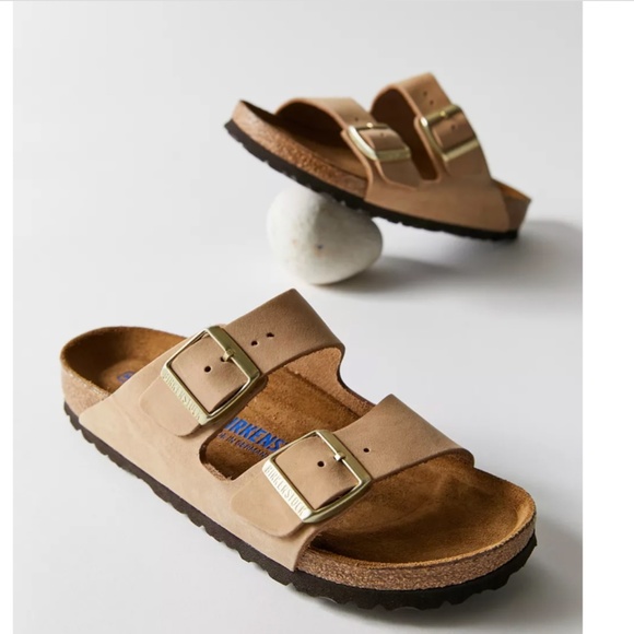 Birkenstock Arizona Soft Footbed Leather Sandal - Picture 2 of 4